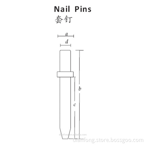 brass dowel dental pins